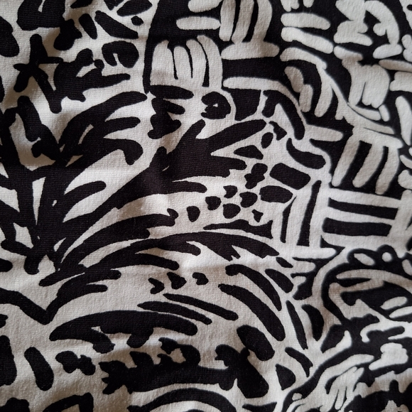 NEW Lilly Pulitzer Parigi maxi dress jersey stretchy v-neck onyx slice medium - Picture 4 of 5